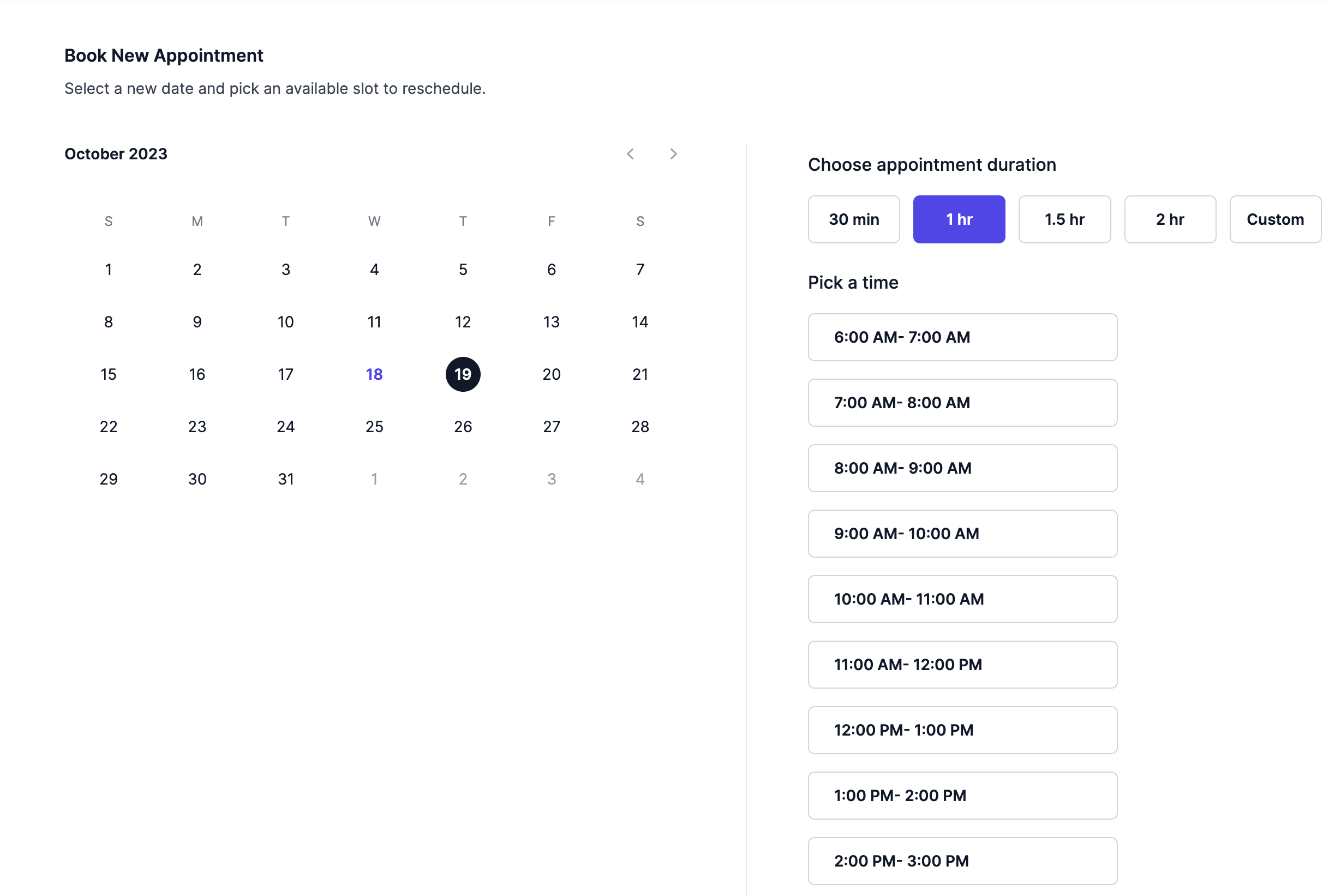 Houseler appointment scheduling dashboard for home service businesses